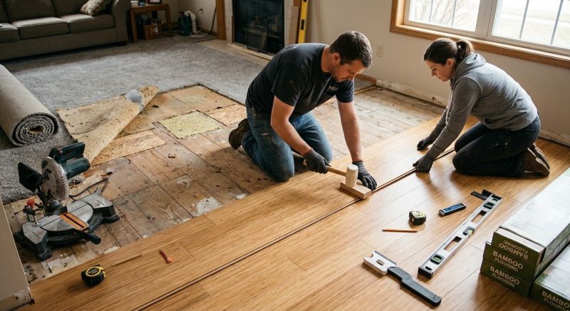Bamboo Flooring Installation in Smyrna, GA