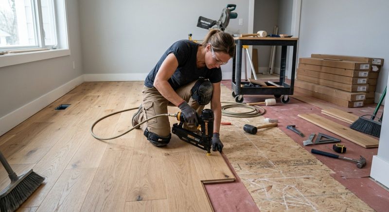 Hardwood Floor Installation in Cobb County, GA