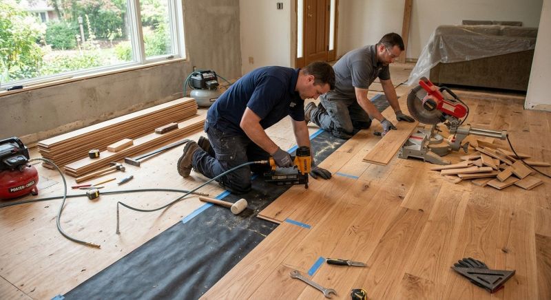 Hardwood Floor Installation in Roswell, GA