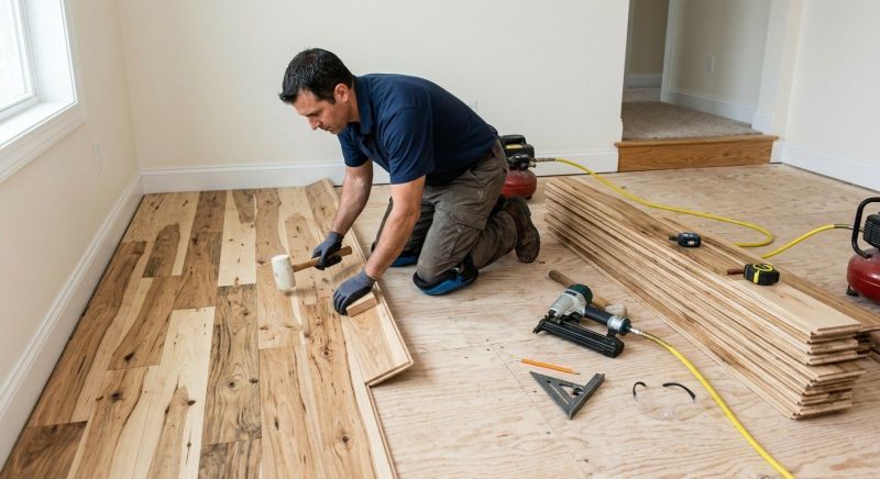 Hickory Floor Installation in Smyrna, GA