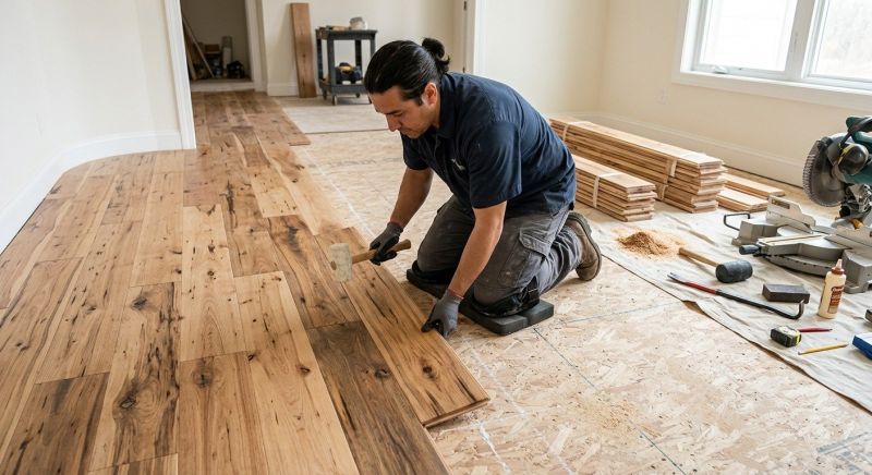 Hickory Floor Installation in Smyrna, GA