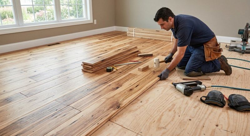 Hickory Floor Installation in Smyrna, GA