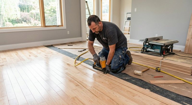 Maple Flooring Installation in Cobb County, GA