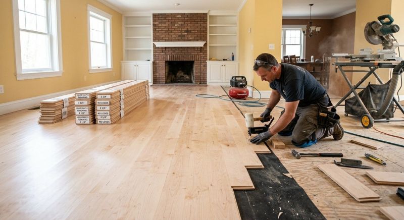 Maple Flooring Installation in Forest Park, GA