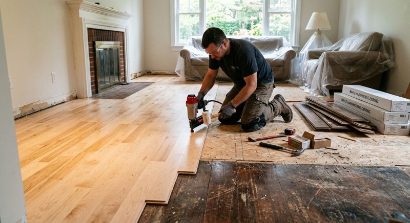 Maple Flooring Installation in Tucker, GA