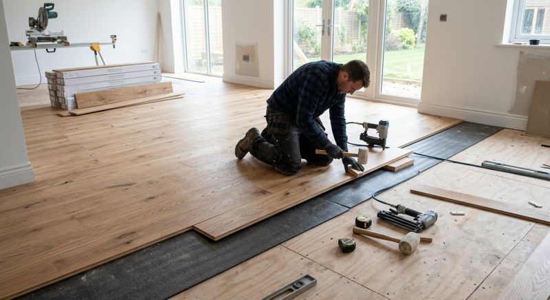 Oak Floor Installation in Acworth, GA