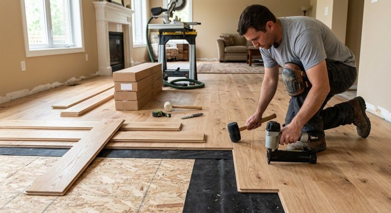 Oak Floor Installation in Dekalb County, GA