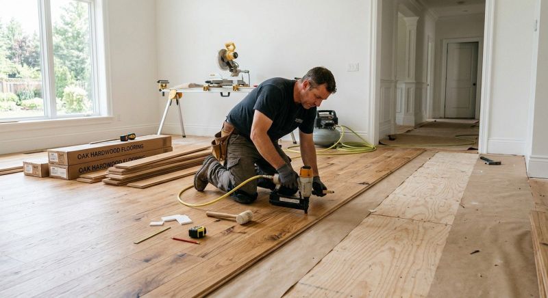 Oak Floor Installation in Fulton County, GA