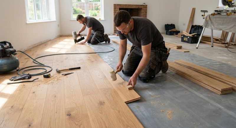 Oak Floor Installation in Norcross, GA