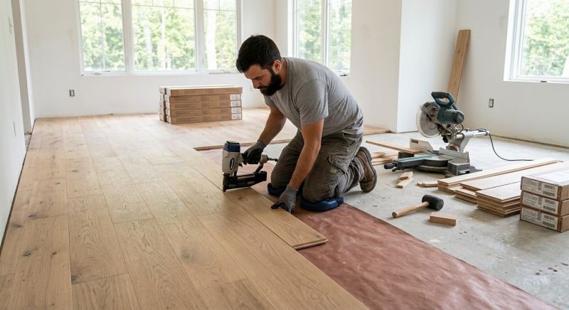 Oak Floor Installation in Paulding County, GA
