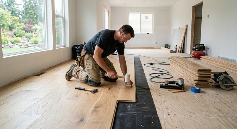 Oak Floor Installation in Tucker, GA