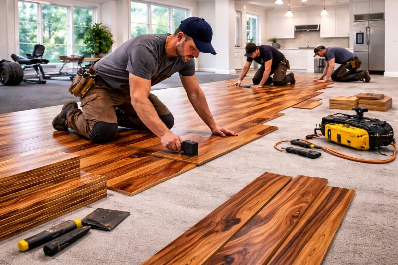 Teak Flooring Installation in Smyrna, GA
