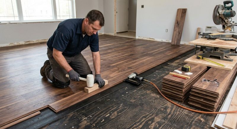 Walnut Flooring Installation in Smyrna, GA