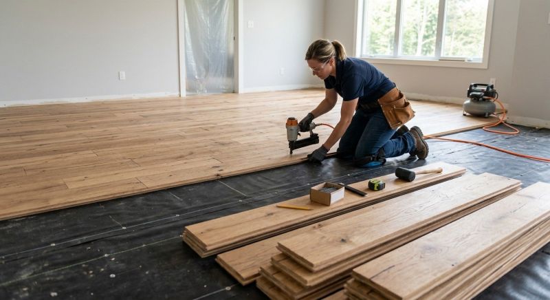 Walnut Flooring Installation in Smyrna, GA
