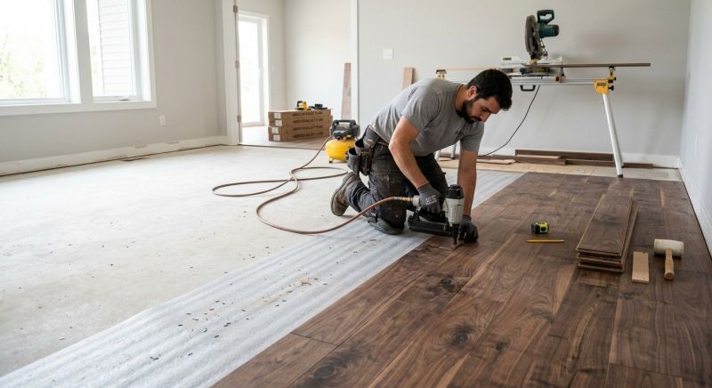 Walnut Flooring Installation in Smyrna, GA
