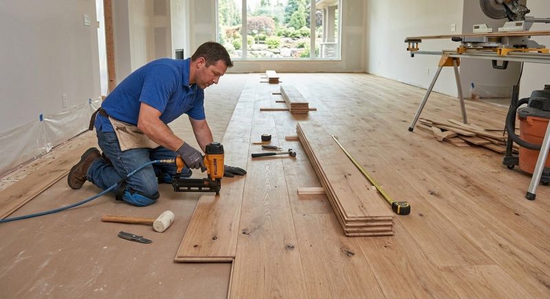 Wide Plank Floor Installation in Smyrna, GA