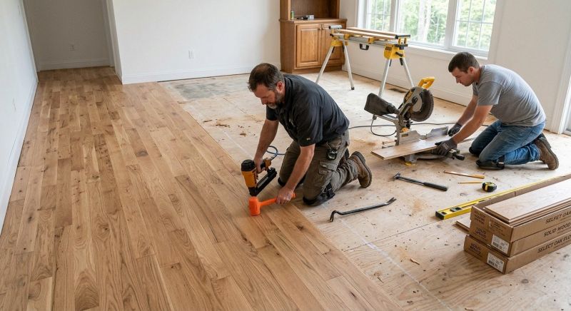 Wood Floor Replacement in Fulton County, GA