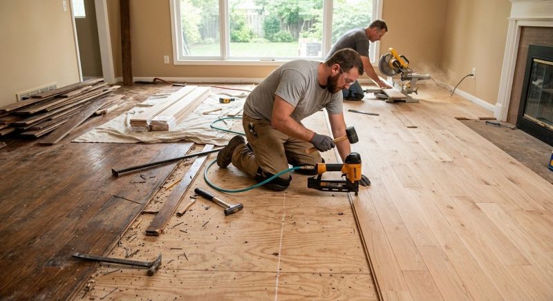 Wood Floor Replacement in Hiram, GA